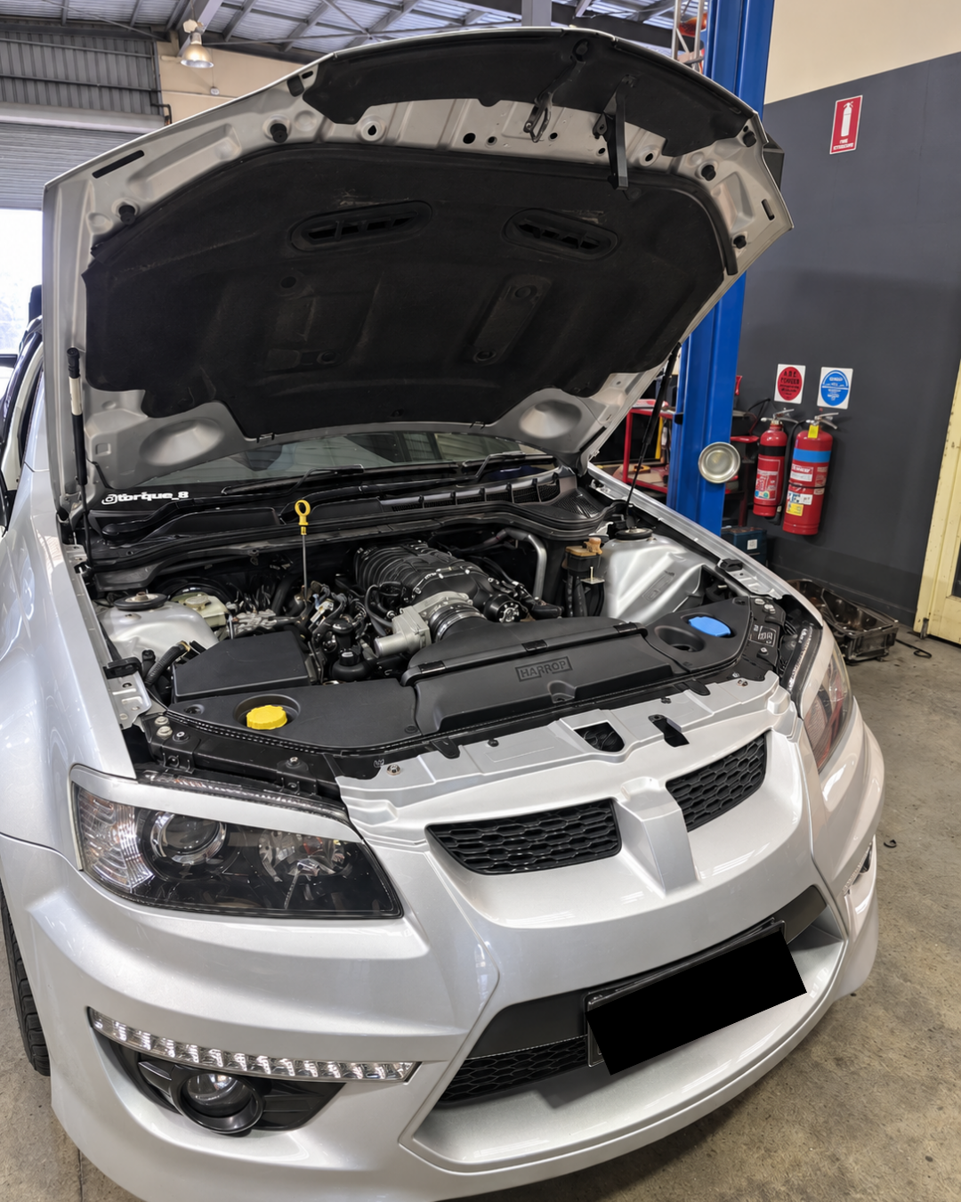 HSV Clubspot back together, bumper refitted